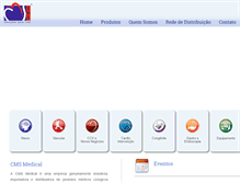 Tablet Screenshot of cmsmedical.com.br